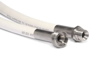 Tubo in PTFE Hyperline FX SS AS SI White