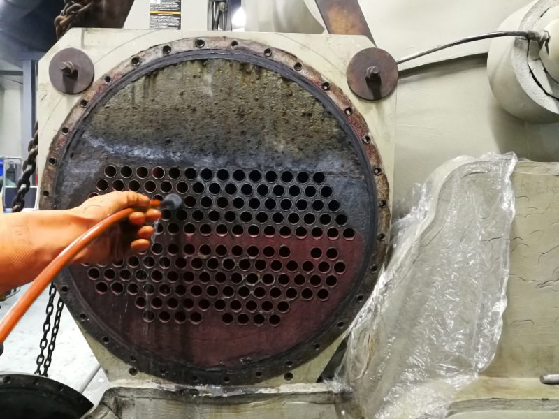 pulizia di scambiatori di calore