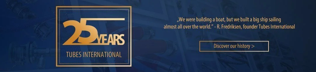 25 anni Tubes International - scopri la nostra storia