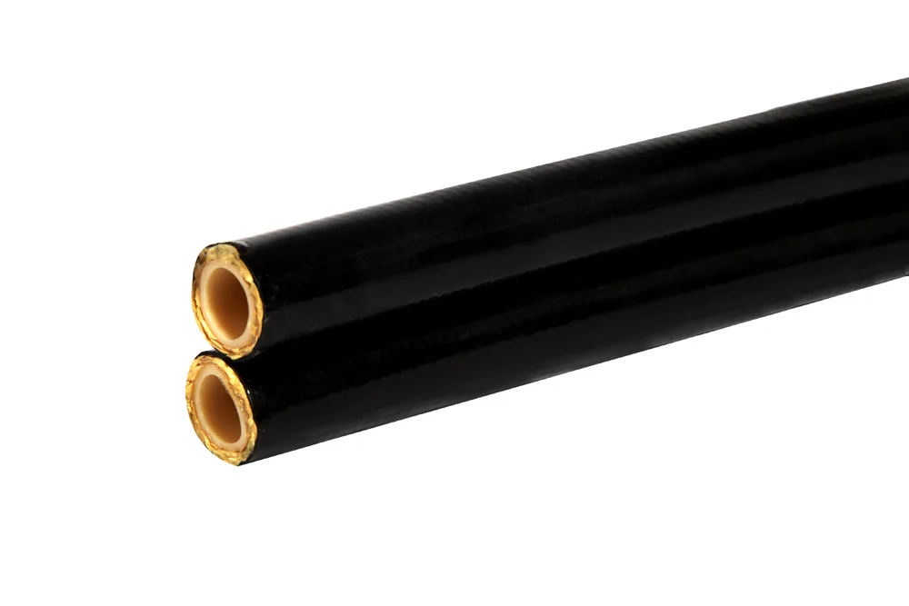 Tubo termoplastico doppio con treccia in aramide OLB8