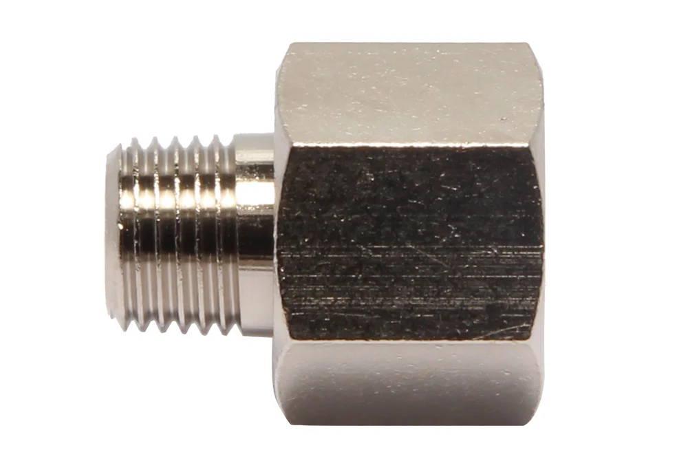 Adattatore in ottone nichelato con GZ BSPT/GW BSP, tipo A5