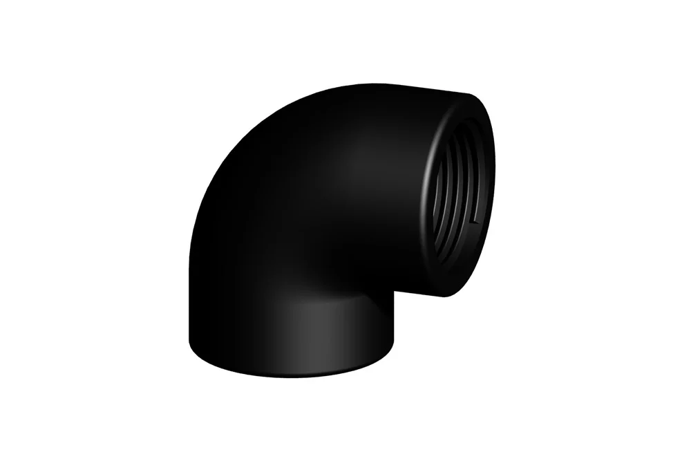 Curva IBC a 90° con filetto femmina BSP, polipropilene