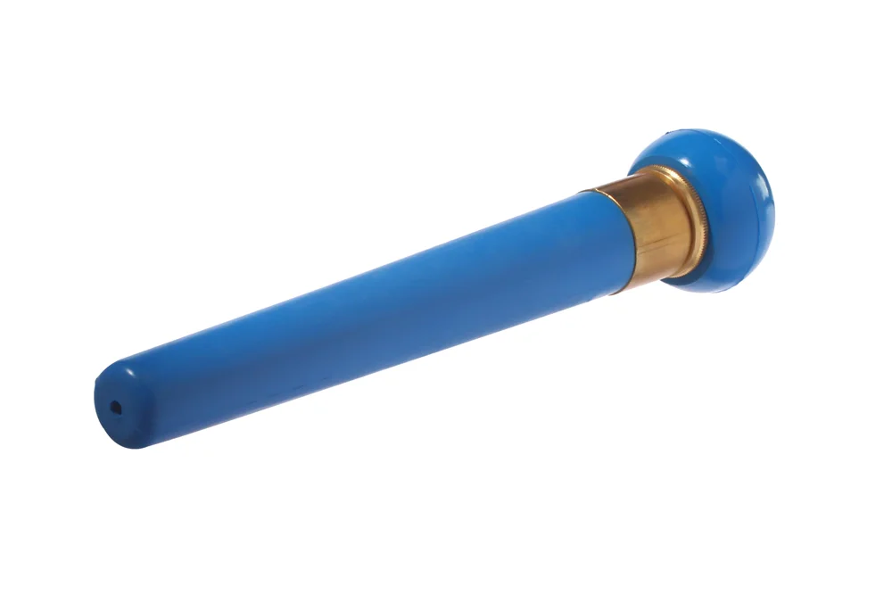 Ugello industriale curvo per lavaggio e pulizia con acqua BLUE NOZZLE, ottone