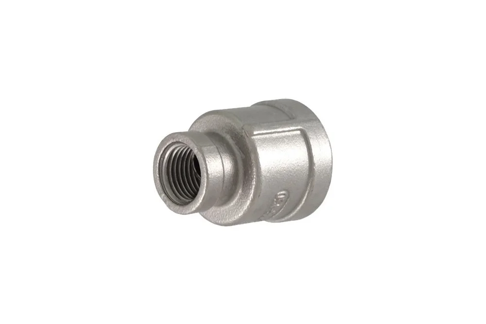 Adattatore per lance di spruzzatura con filettatura interna 1/4" BSP / 1/2" BSP, acciaio inox
