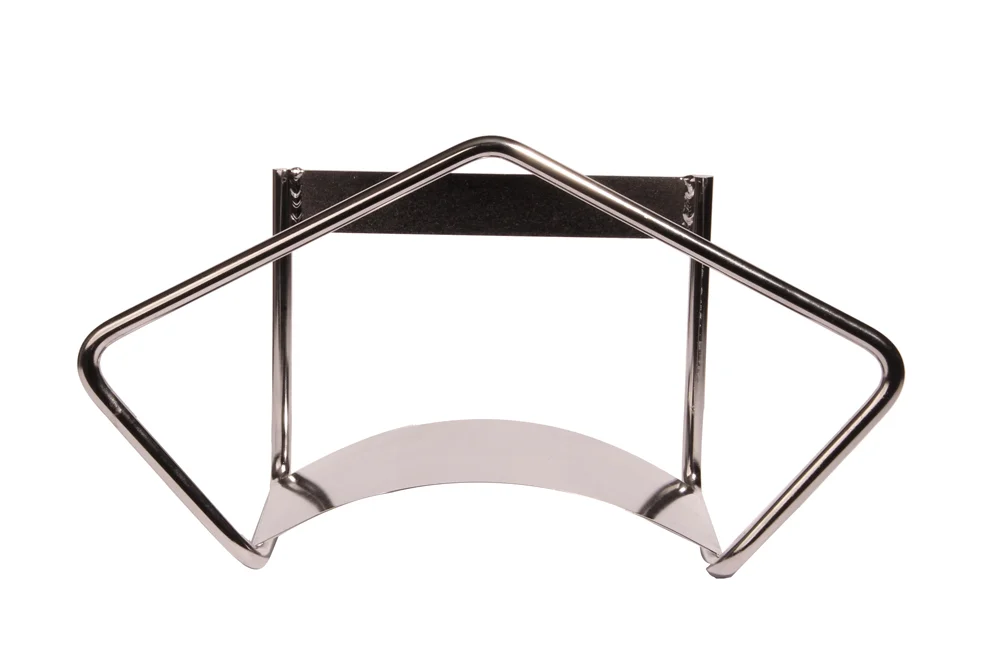 Supporto a parete per tubo da 1/2" o 3/4", acciaio inox, REKFR-1