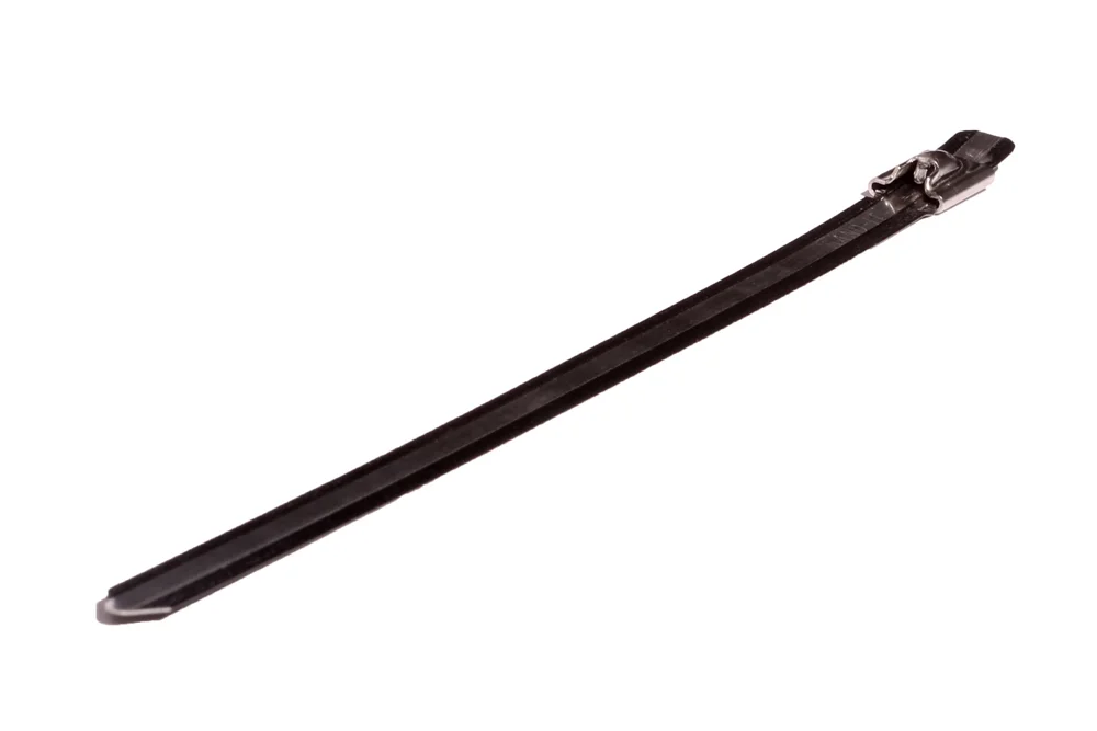 Nastro Band-It® Ball-Lok® parzialmente rivestito, acciaio AISI 316