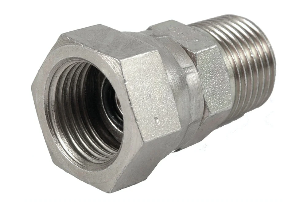 Adattatore per manometro FT 299, acciaio al carbonio