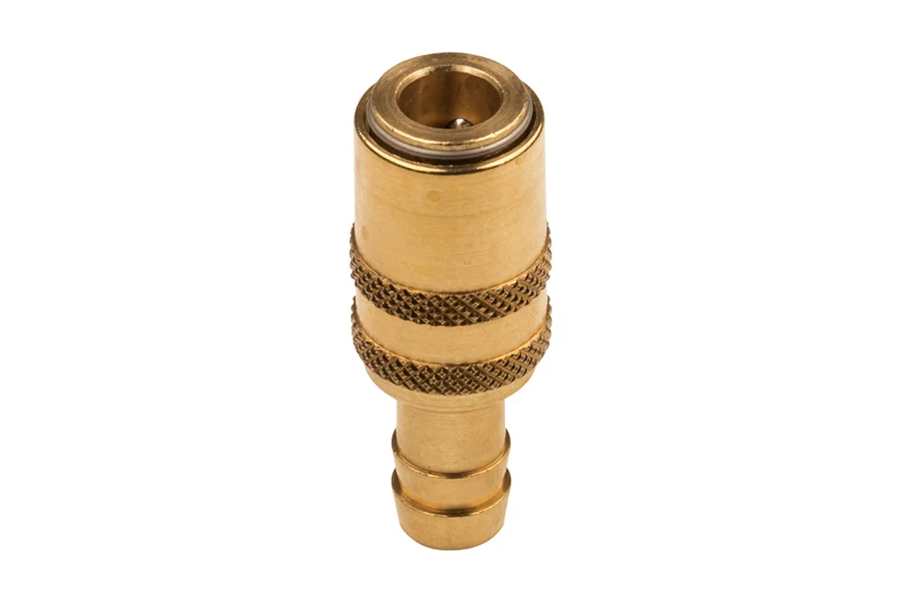 Presa rapida DN 6 con attacco per tubo, serie TST 060, ottone