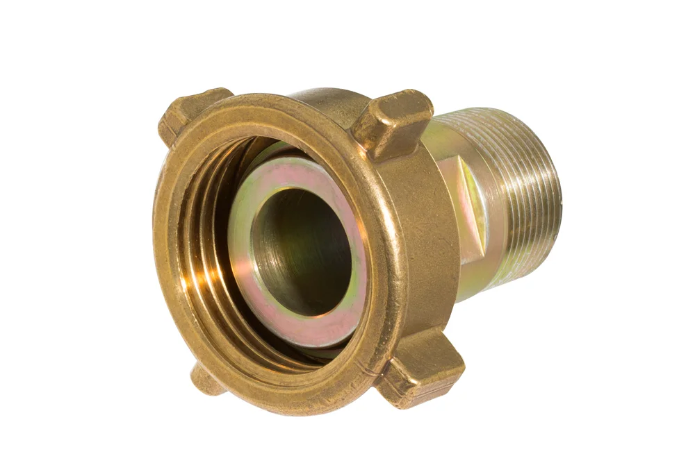 Adattatore con GW ACME/GZ NPT, con dado girevole, acciaio al carbonio, tipo RV