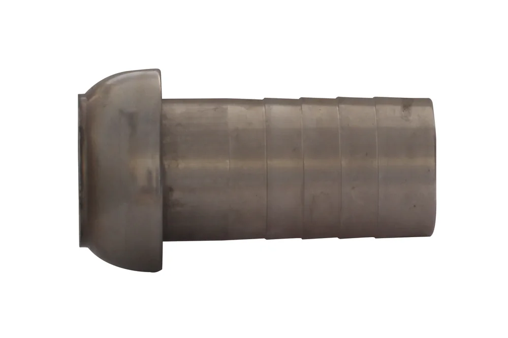 Spina con leva PERROT con estremità tornita per tubo, acciaio inox, KVS