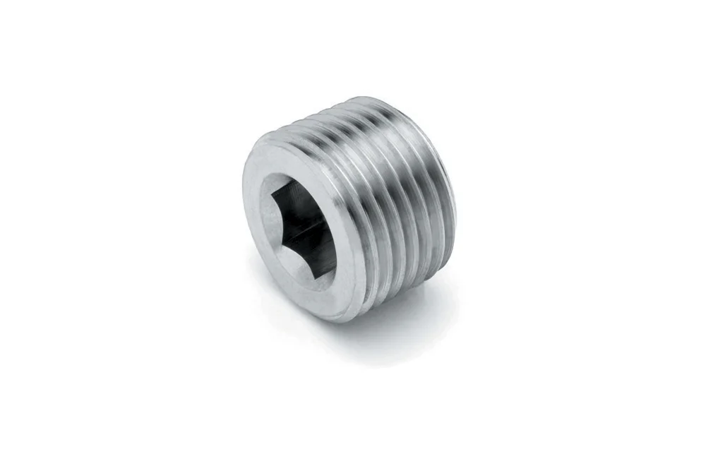 Tappo a brugola esagonale con GZ NPT acciaio inox, 107H