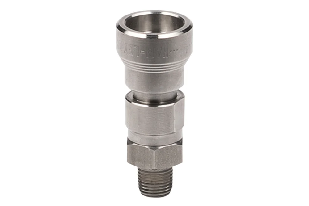 Presa innesto rapido QC-LOK® con filetto maschio, acciaio inox, tipo QC4
