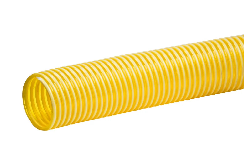 Tubo in PVC per sostanze alimentari rinforzato con spirale in PVC rigido LUISIANA