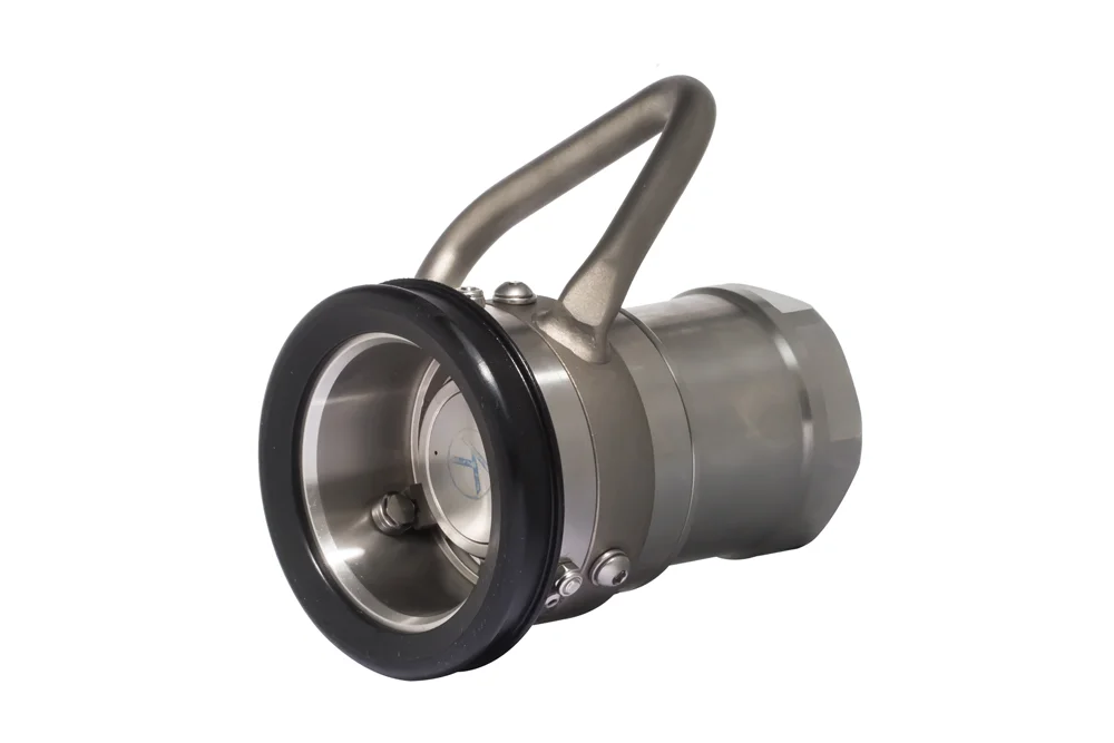 Presa femmina DDC a taglio secco con filettatura interna, acciaio inox