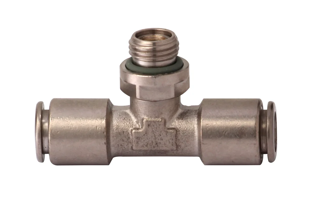 Raccordo a T "T" a innesto con filetto maschio, tipo R 32 NSF
