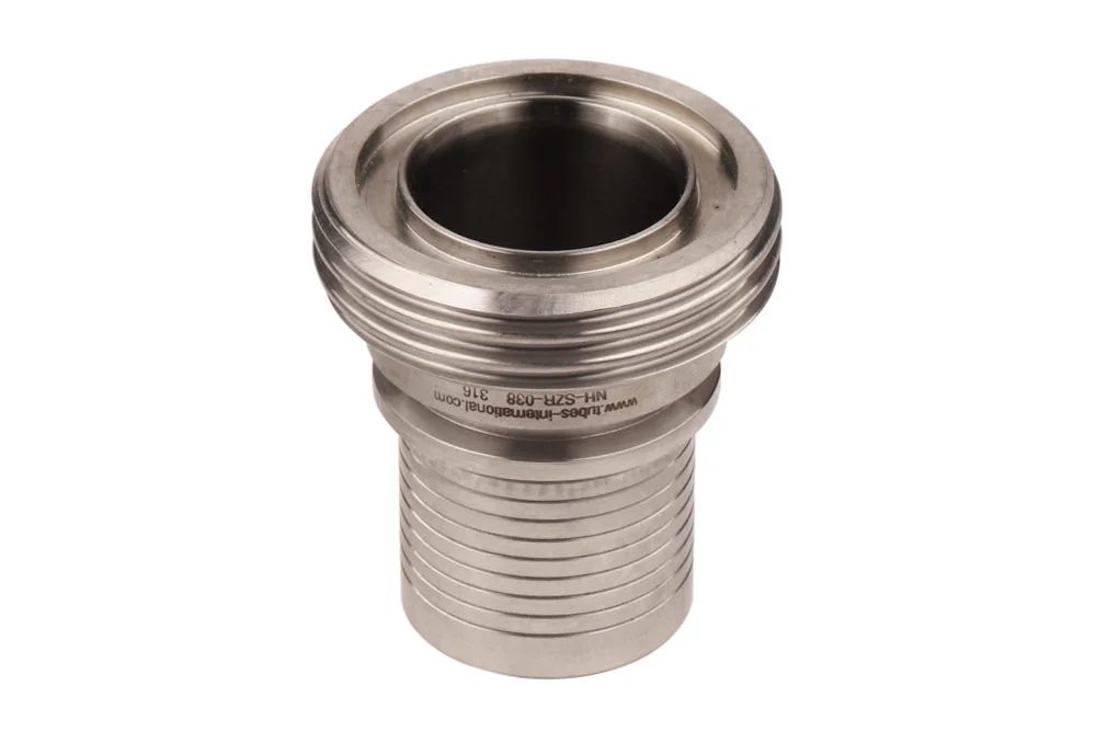 Attacco SMS con codolo GZ per fascetta RS, acciaio inox, tipo SZR