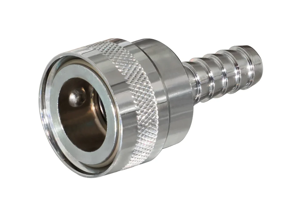 Presa innesto rapido acqua NiTO 1/2" con attacco per tubo, ottone