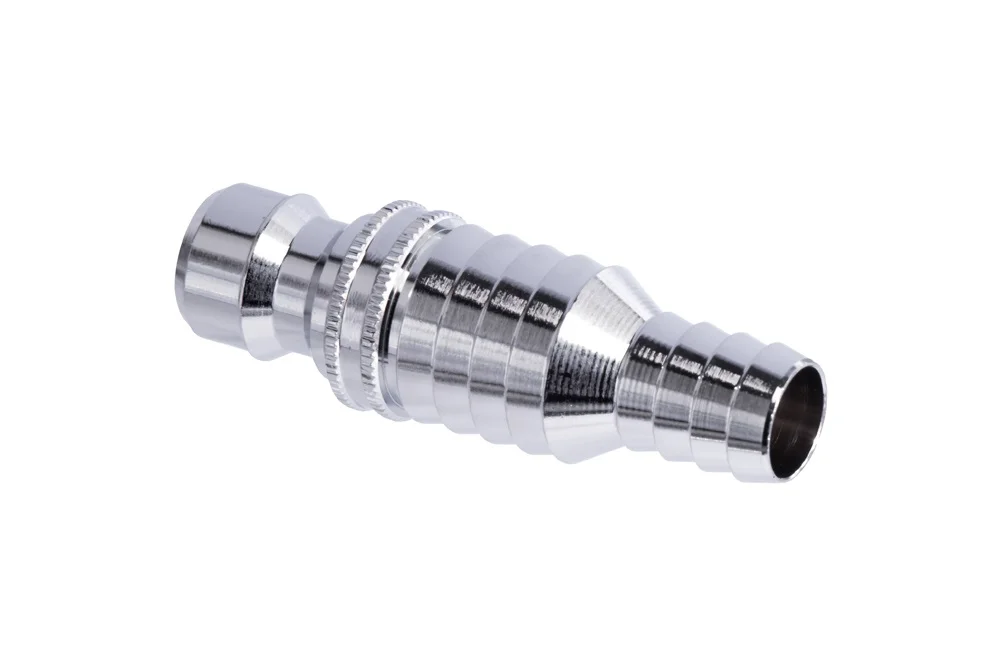 Spina rapida acqua NiTO 1/2" con doppio attacco per tubo, ottone