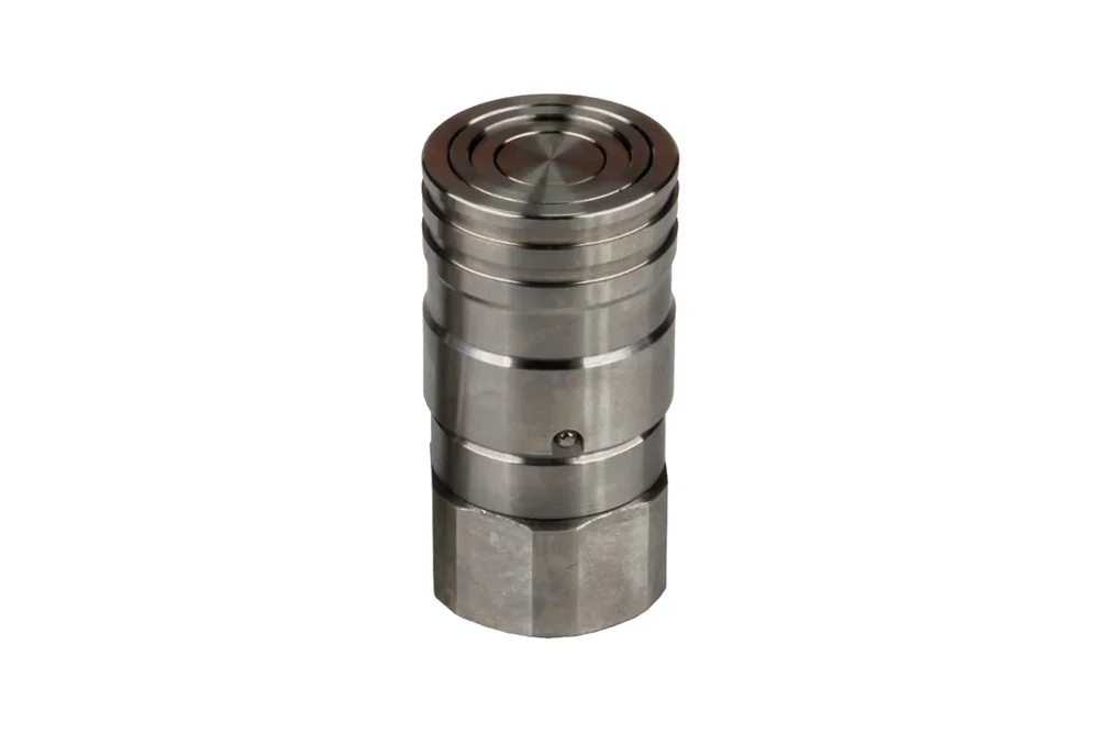 Innesto rapido idraulico ISO-F, presa in acciaio inox con filetto interno BSP, tipo IF