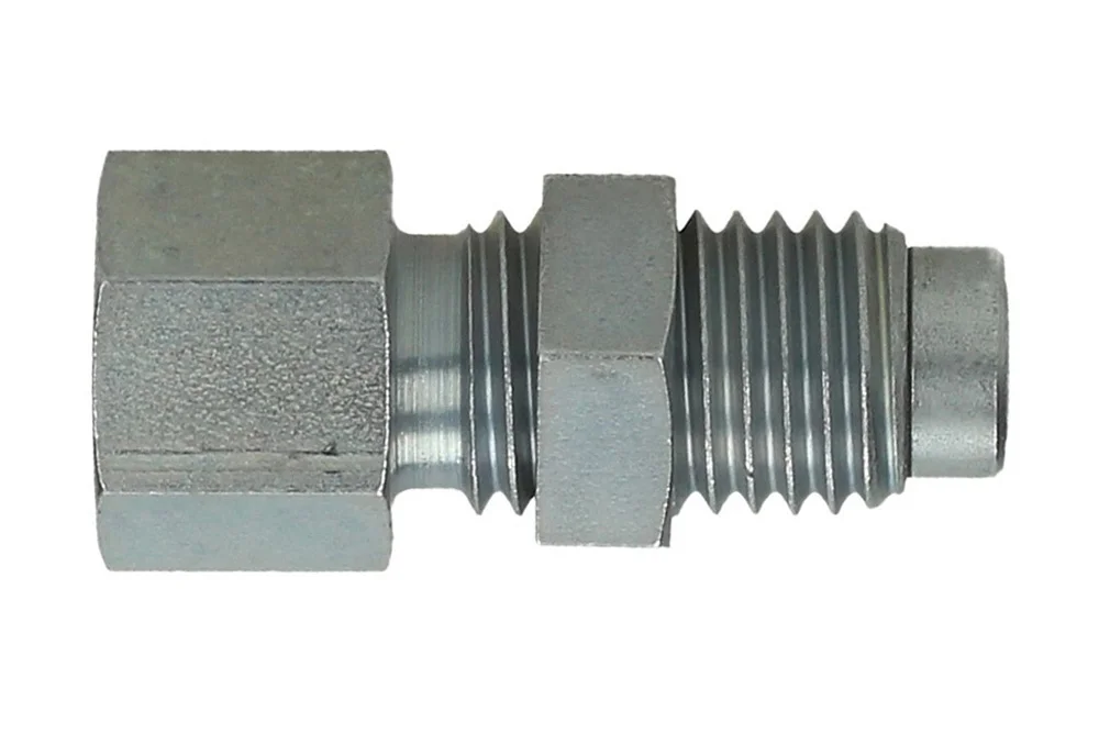 Connessione a manometro con filetto femmina e connessione di prova con filetto maschio M16x2