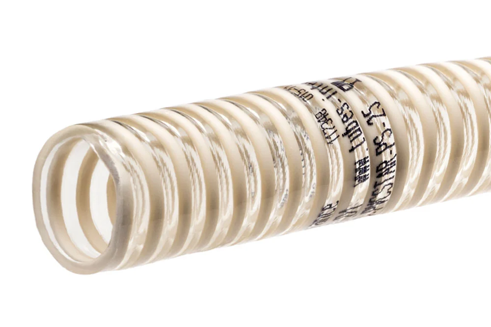 Tubo alimentare STAR PS in PVC rigido con spirale di rinforzo