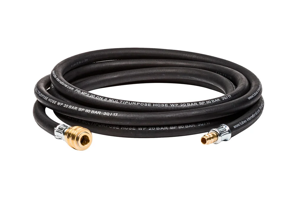 Prolunga pneumatica terminata con innesti rapidi Eurostandard DN 7,2