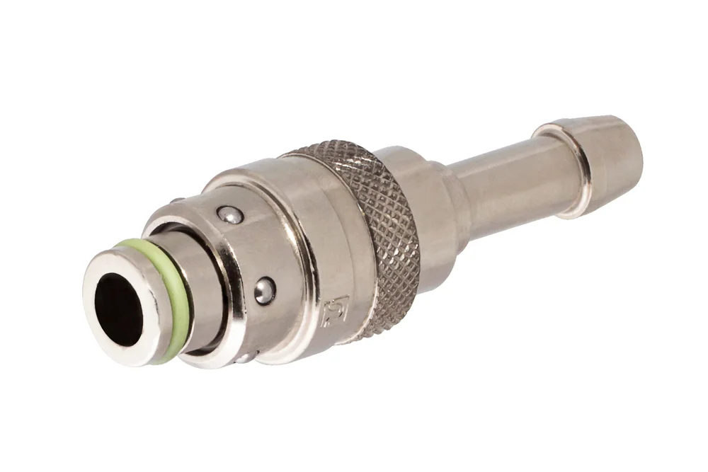 Spina innesto rapido per stampi a iniezione con attacco per tubo senza valvola, serie EATON J70000