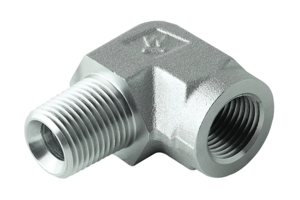 Adattatore - gomito 90° con GZ / GW NPT, acciaio al carbonio, tipo A307