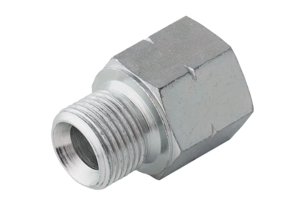 Adattatore - riduzione idraulica GZ BSP x GW METRICO, acciaio al carbonio, tipo A603