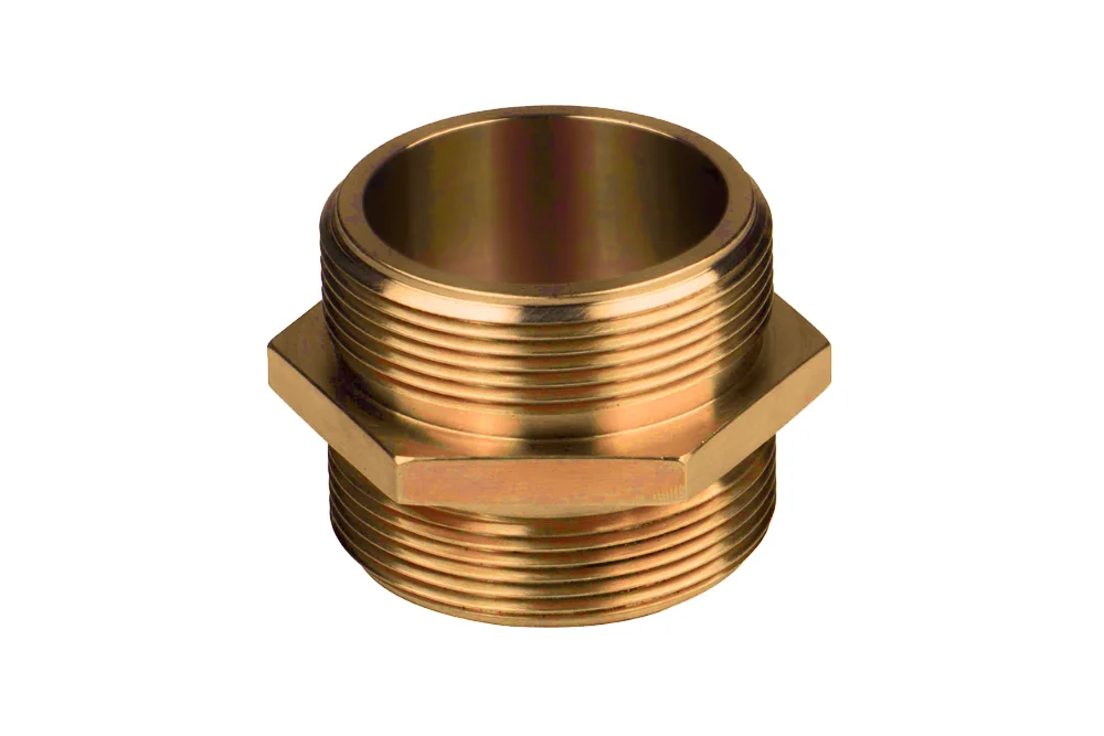 Adattatore con filetto esterno BSP, BSPT, ottone, tipo ADN