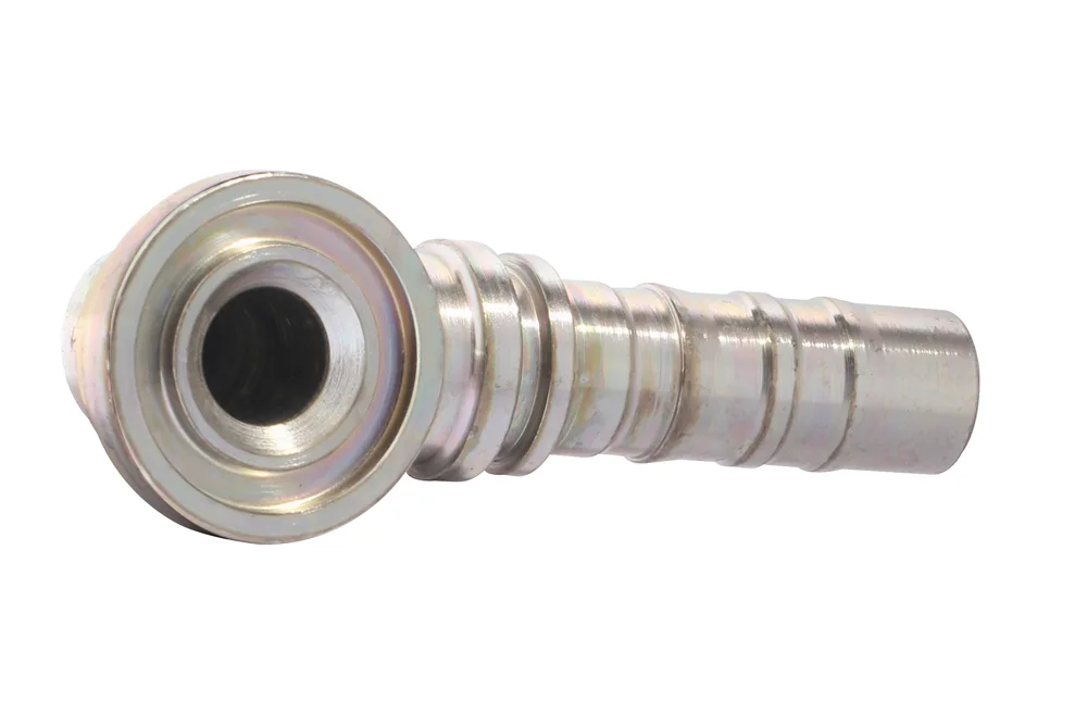 Raccordo flangiato 90° NON SKIVE SAE 3000, serie leggera, acciaio al carbonio, tipo NSK211