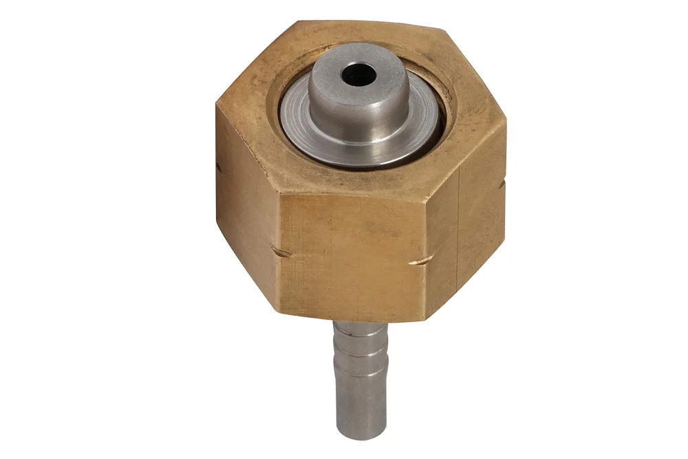 Terminale per tubi per gas ad alta pressione con filettatura W21,8x1/14" secondo DIN477, acciaio inossidabile, tipo ZWW170