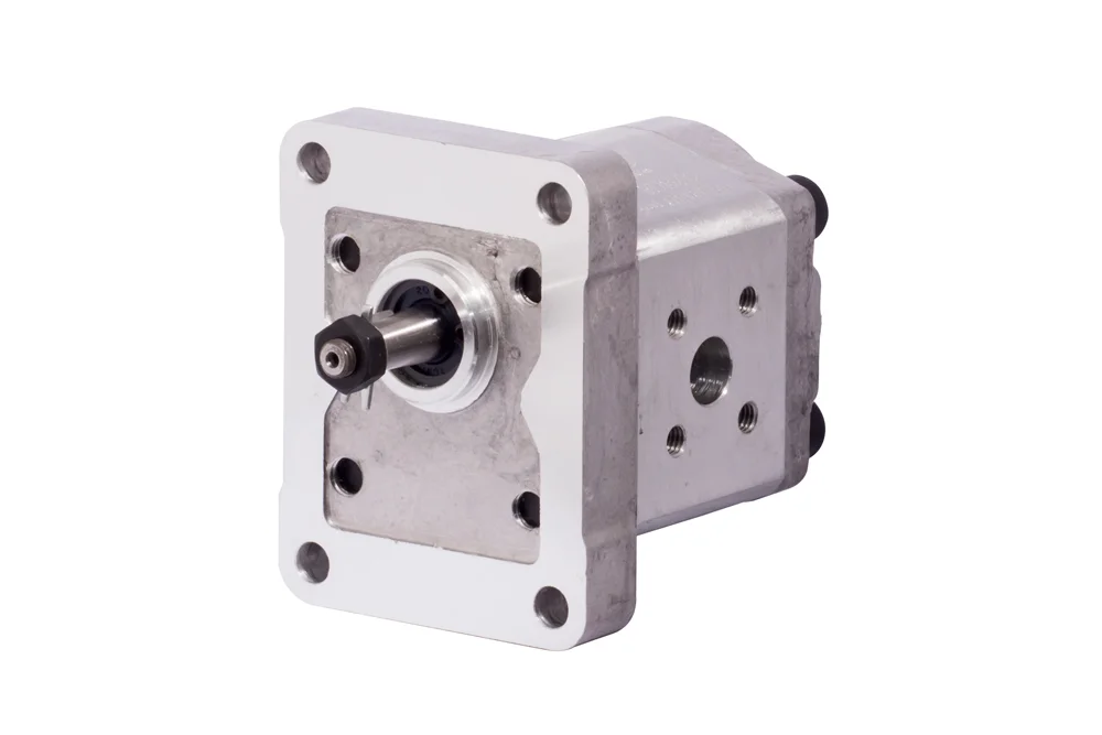 Pompa a ingranaggi a portata positiva, piastra Ø25,4 mm, rotazione destra, connessioni flangiate, TRALE
