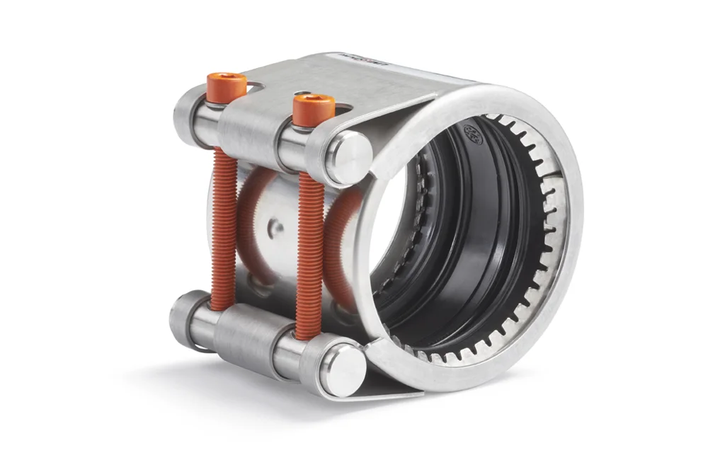 Fascetta per tubi UNI-GRIP S, NBR, acciaio inox